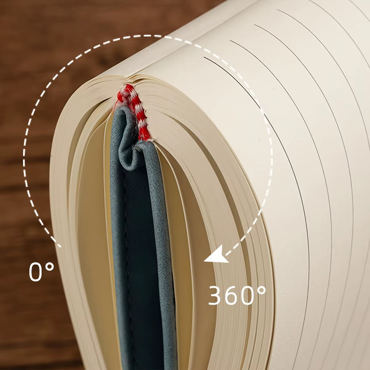 A5 Thickened Deer Head Notebook Business PU Soft Leather Notepad with Horizontal Lines Stationery School Office Supplies