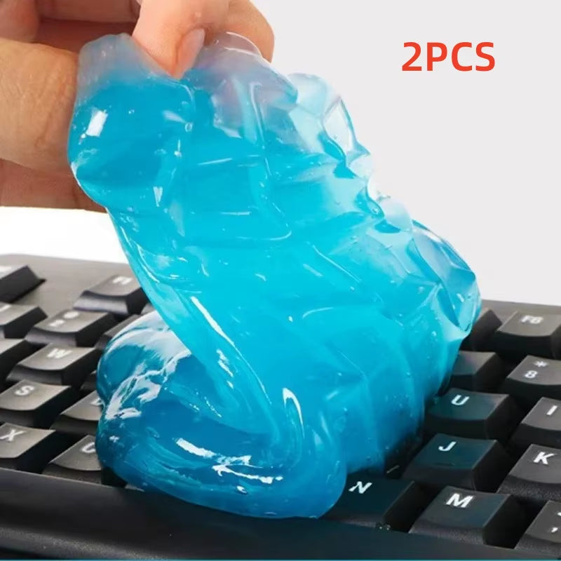 Newauto Car Cleaning Pad Glue Powder Cleaner Magic Cleaner Dust Remover Gel Home Computer Keyboard Clean Tool Car Cleaning