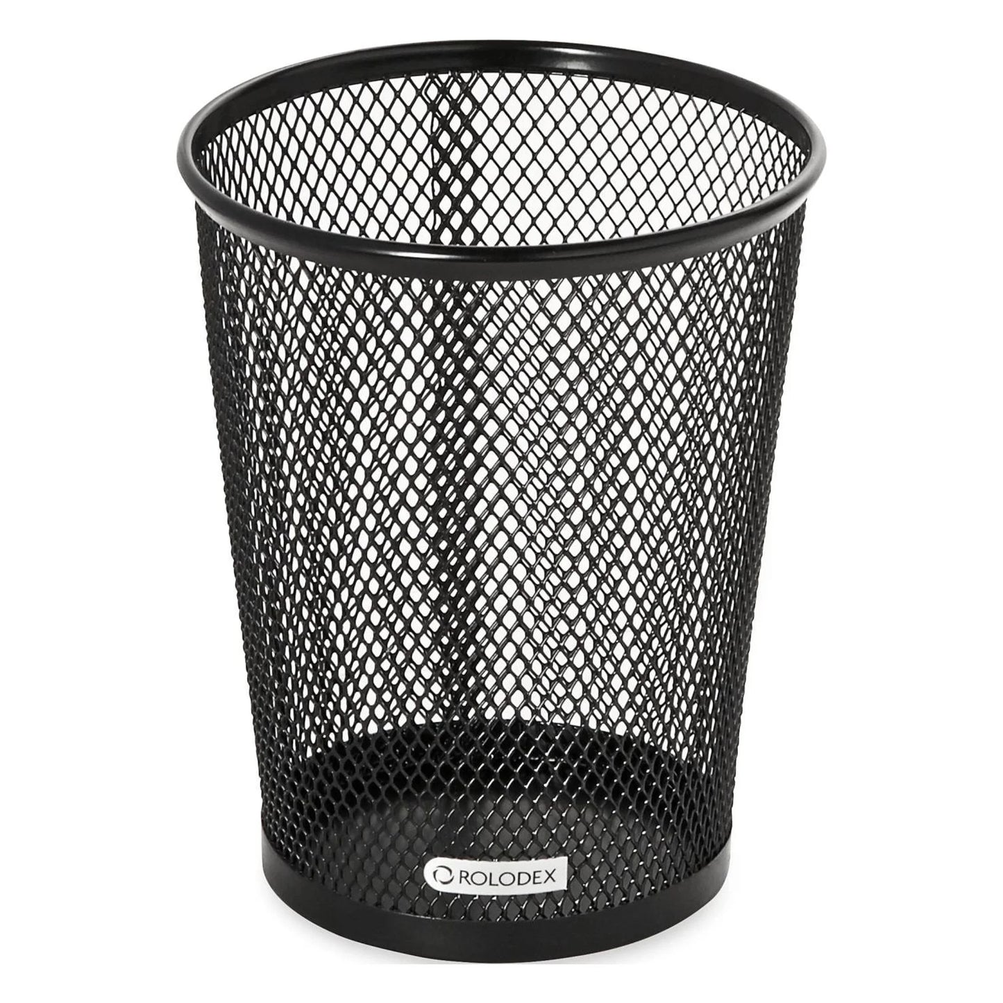 Nestable Jumbo Wire Mesh Pencil Cup, 4 3/8 Dia. X 5 2/5, Black