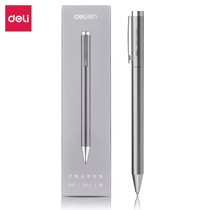 Metal Sign Pen 0.5Mm Gel Ink Pens Golden Silver Color Metallic Writing Pen Office Supplies
