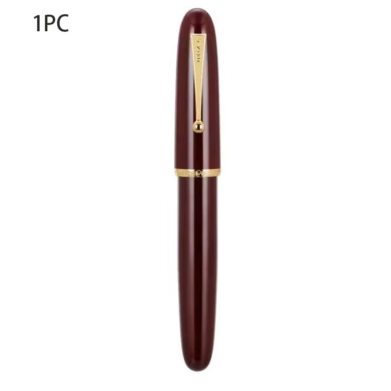 Jinhao 9019 Transparent Color Resin Fountain Pen Supplies 0.5/0.7Mm Ink Student School Stationery Business Office Supplies Gift