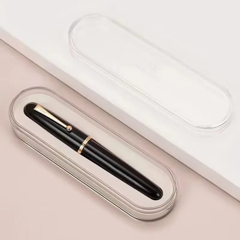 Jinhao 9019 Transparent Color Resin Fountain Pen Supplies 0.5/0.7Mm Ink Student School Stationery Business Office Supplies Gift