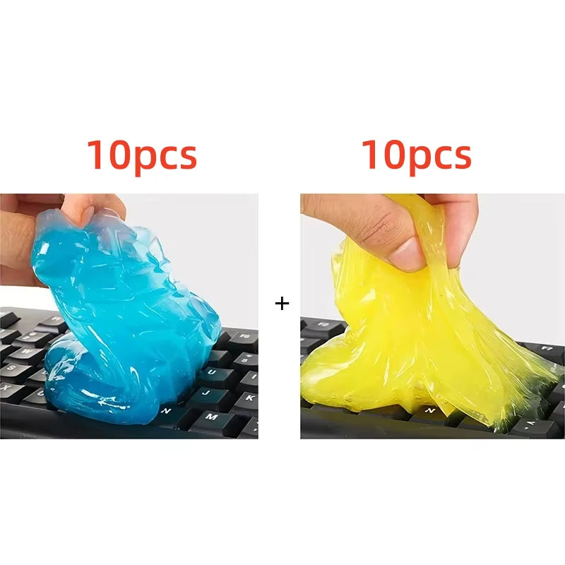 Newauto Car Cleaning Pad Glue Powder Cleaner Magic Cleaner Dust Remover Gel Home Computer Keyboard Clean Tool Car Cleaning