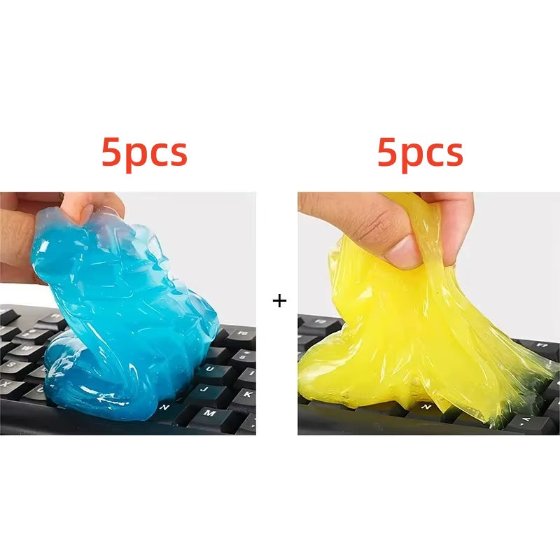 Newauto Car Cleaning Pad Glue Powder Cleaner Magic Cleaner Dust Remover Gel Home Computer Keyboard Clean Tool Car Cleaning