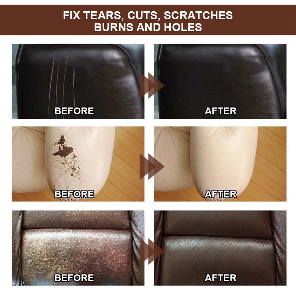 20Ml Leather Repair Filler Cream Kit Restores Car Seat Sofa Scratch Rip Scuffs Toolblack Jaysuing Leather Scratch Repair Paste 20Ml