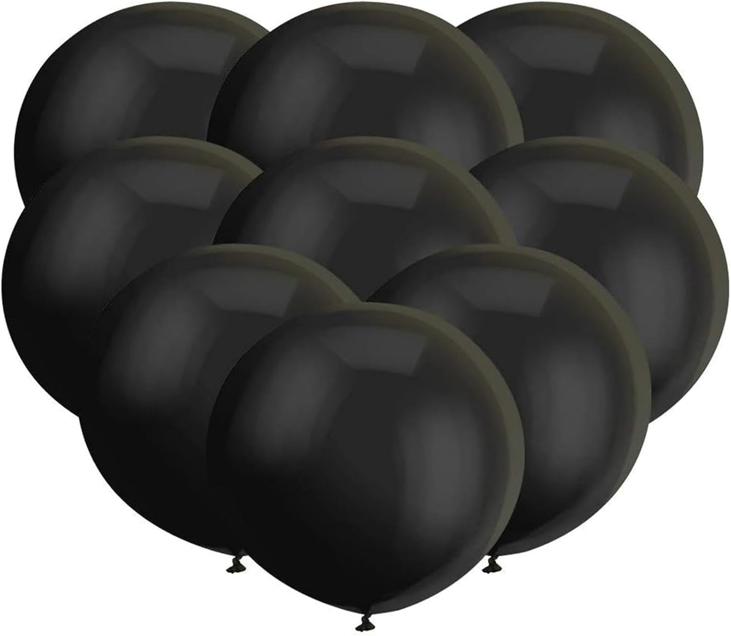 24Pcs Black Balloons Clearance 18 Inch Big Black Latex Balloons Large Balloons for Birthday Wedding Halloween Party New Year'S Day Decorations Supplies