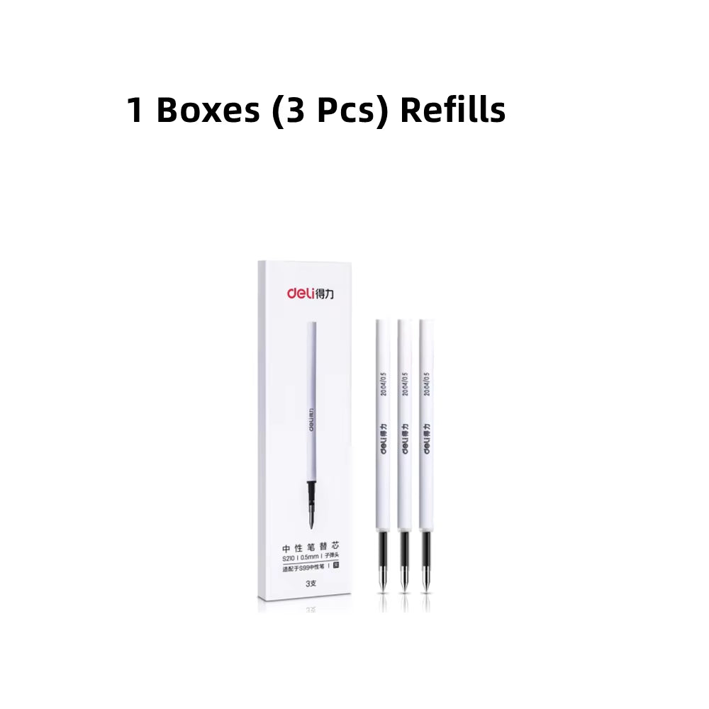 Metal Sign Pen 0.5Mm Gel Ink Pens Golden Silver Color Metallic Writing Pen Office Supplies