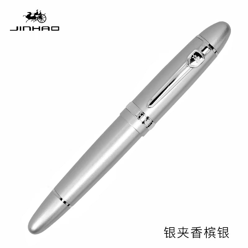 Jinhao Luxury 159 Fountain Pen High Quality Metal Inking Pens for Office Supplies School Supplies Stationery Pens for Writing