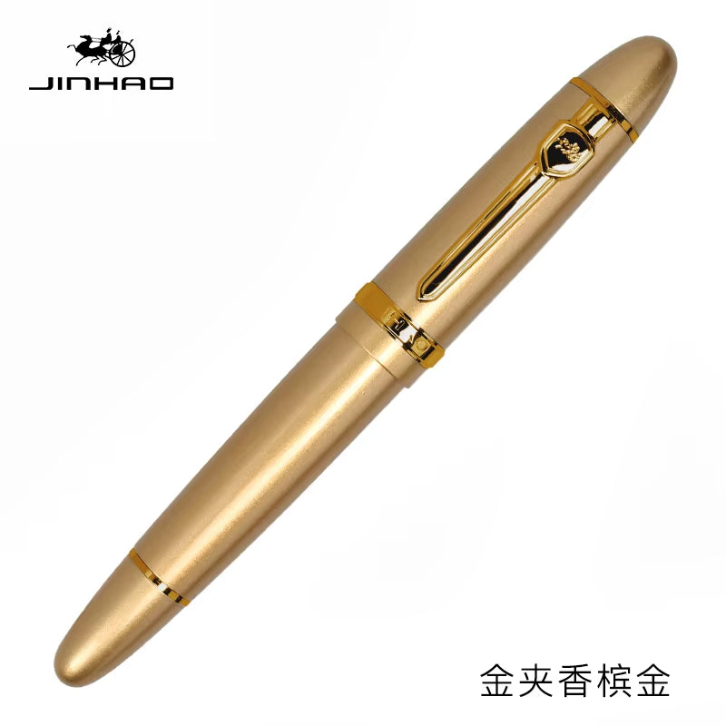 Jinhao Luxury 159 Fountain Pen High Quality Metal Inking Pens for Office Supplies School Supplies Stationery Pens for Writing