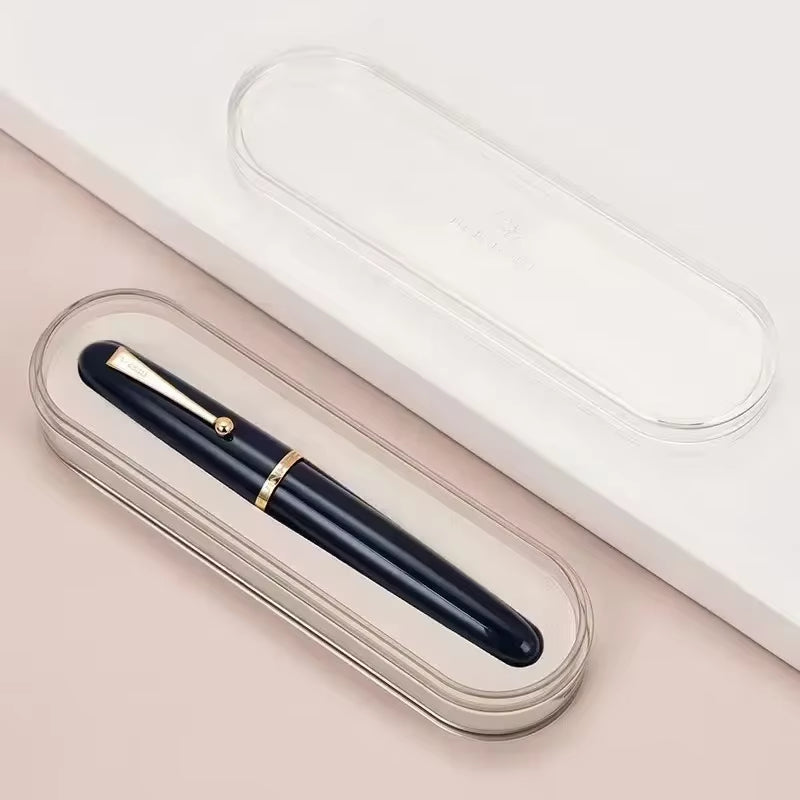 Jinhao 9019 Transparent Color Resin Fountain Pen Supplies 0.5/0.7Mm Ink Student School Stationery Business Office Supplies Gift