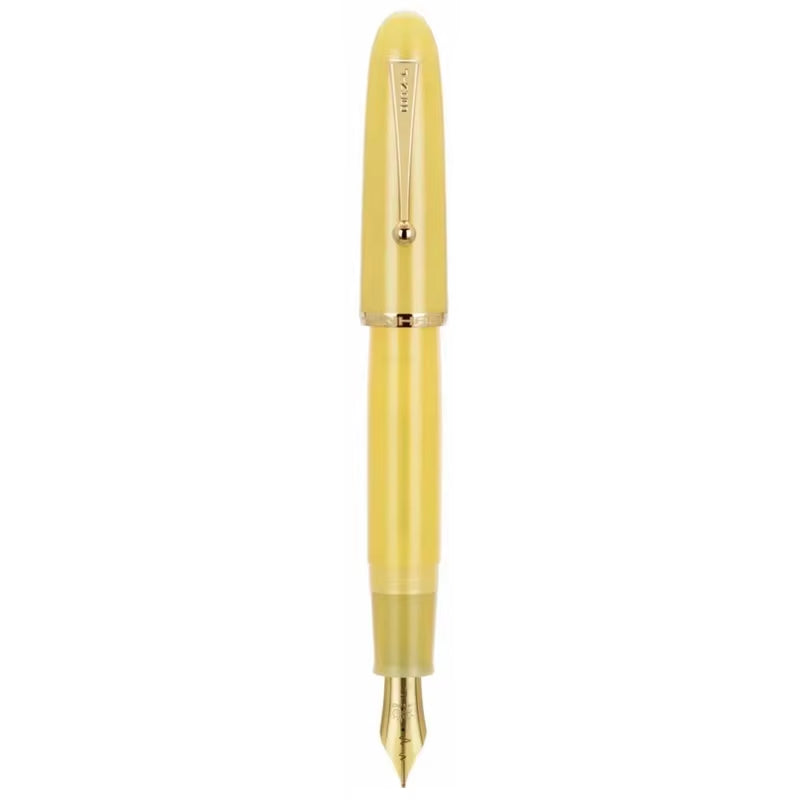 Jinhao 9019 Transparent Color Resin Fountain Pen Supplies 0.5/0.7Mm Ink Student School Stationery Business Office Supplies Gift