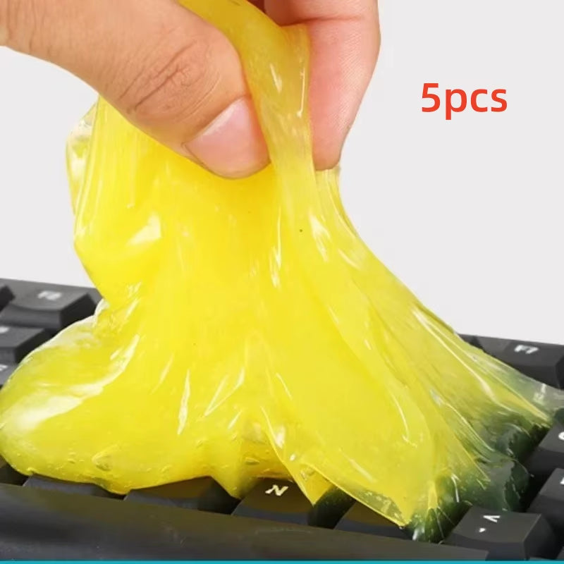 Newauto Car Cleaning Pad Glue Powder Cleaner Magic Cleaner Dust Remover Gel Home Computer Keyboard Clean Tool Car Cleaning