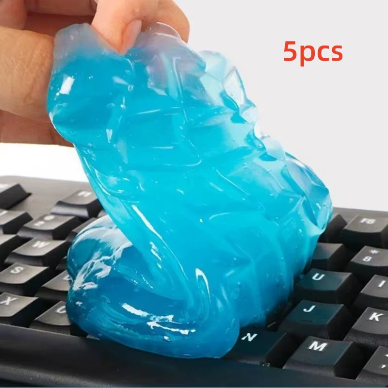 Newauto Car Cleaning Pad Glue Powder Cleaner Magic Cleaner Dust Remover Gel Home Computer Keyboard Clean Tool Car Cleaning