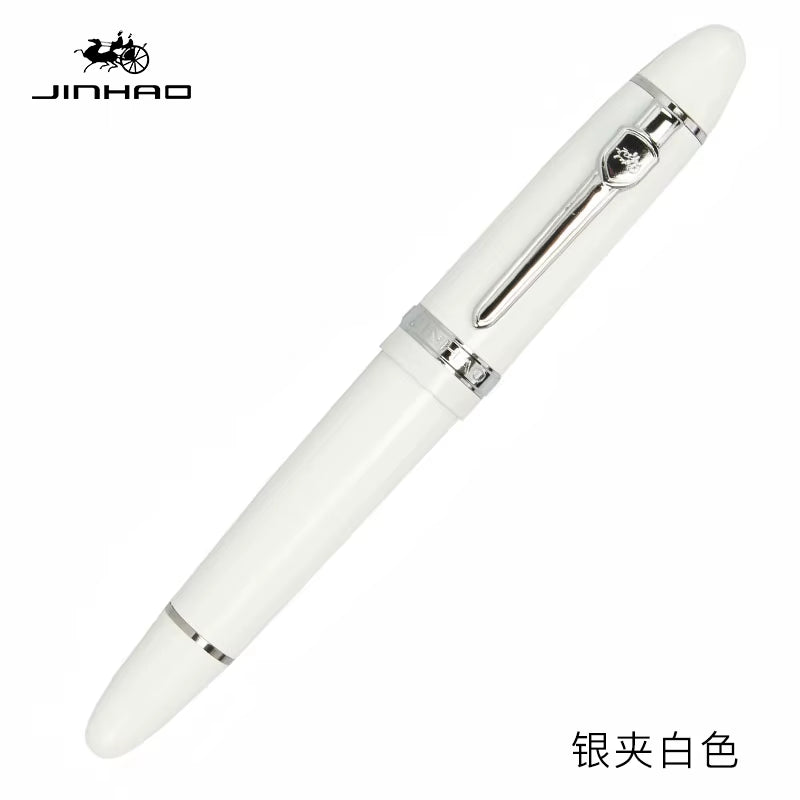 Jinhao Luxury 159 Fountain Pen High Quality Metal Inking Pens for Office Supplies School Supplies Stationery Pens for Writing